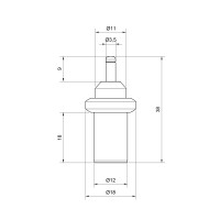 Термоелемент Icma для антиконденсаційного клапана 55°C №5840