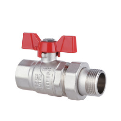 Кран кульовий з американкою 1" Forte Кран кульовий з американкою 1" Forte