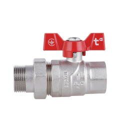 Кран кульовий з американкою 1" Forte Кран кульовий з американкою 1" Forte