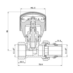 Кран радіаторний SD Forte Powerful 1/2" ВЗ з антипротіканням прямий SF230W15 SF230W15 Кран радіаторний SD Forte Powerful 1/2" ВЗ з антипротіканням прямий SF230W15 SF230W15