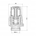 Термостатична головка М30*1,5 Forte SF254 Термостатична головка М30*1,5 Forte SF254