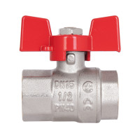 Кран кульовий SD Plus 1\2" ВР для води (метелик) SD602NW15PN40