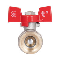 Кран кульовий SD Plus 1\2" ВР для води (метелик) SD602NW15PN40