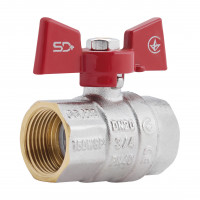 Кран кульовий SD Plus 3\4" ВР для води (метелик) SD602NW20PN40 Кран кульовий SD Plus 3\4" ВР для води (метелик) SD602NW20PN40