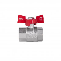 Кран кульовий SD Plus 1" ВР для води (метелик) SD602NW25PN40 Кран кульовий SD Plus 1" ВР для води (метелик) SD602NW25PN40