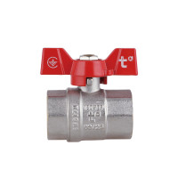 Кран кульовий SD Plus 1" ВР для води (метелик) SD602NW25PN40