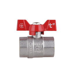 Кран кульовий SD Plus 1" ВР для води (метелик) SD602NW25PN40 Кран кульовий SD Plus 1" ВР для води (метелик) SD602NW25PN40