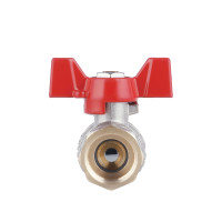 Кран кульовий SD Plus 1\2" ВЗ для води (метелик) SD607NW15PN40