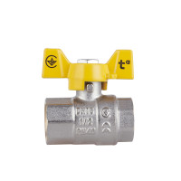 Кран кульовий SD Plus 1\2" ВР для газу (метелик) SD602NG15PN40