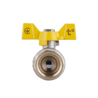 Кран кульовий SD Plus 3\4" ВР для газу (метелик) SD602NG20PN40