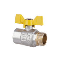 Кран кульовий SD Plus 3\4" ВЗ для газу (метелик) SD607NG20PN40