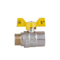 Кран кульовий SD Plus 3\4" ВЗ для газу (метелик) SD607NG20PN40