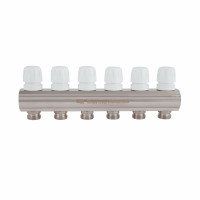 Колектор з витратомірами SD Plus 1" 6 виходів SD235W6