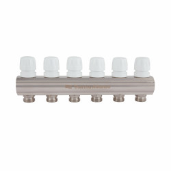 Колектор з витратомірами SD Plus 1" 6 виходів SD235W6