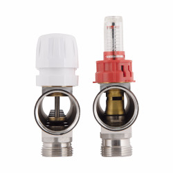 Колектор з витратомірами SD Plus 1" 6 виходів SD235W6