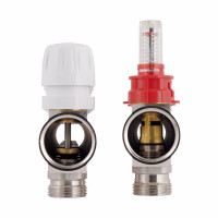 Колектор з витратомірами SD Plus 1" 10 виходів SD235W10