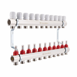 Колектор з витратомірами SD Plus 1" 11 виходів SD235W11