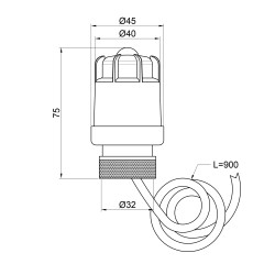Сервоповід SD Plus M30x1,5 SD347
