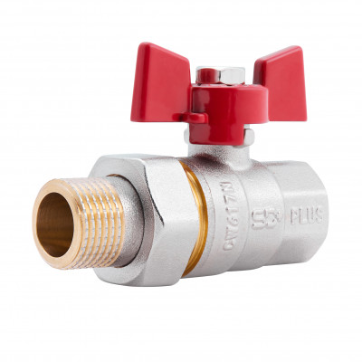 Кран кульовий "Американка" SD Plus 1\2" ВЗ прямий SD220NW15PN40