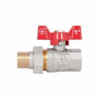 Кран кульовий "Американка" SD Plus 1\2" ВЗ прямий SD220NW15PN40