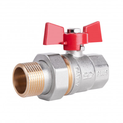 Кран кульовий "Американка" SD Plus 1" ВЗ прямий SD220NW25PN40 Кран кульовий "Американка" SD Plus 1" ВЗ прямий SD220NW25PN40