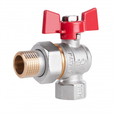 Кран кульовий "Американка" SD Plus 1\2" ВЗ кутовий SD222NW15PN40