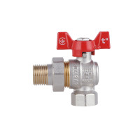 Кран кульовий "Американка" SD Plus 1\2" ВЗ кутовий SD222NW15PN40