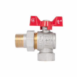 Кран кульовий "Американка" SD Plus 3\4" ВЗ кутовий SD222NW20PN40