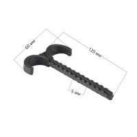 Кріплення до теплої підлоги з дюбелем 2-не