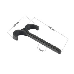 Кріплення до теплої підлоги з дюбелем 2-не