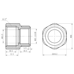 Переід 16 * 1/2 внутрішня Forte