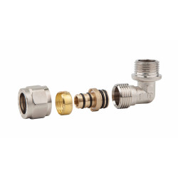 Коліно 16 * 1/2 зовнішня Forte Коліно 16 * 1/2 зовнішня Forte