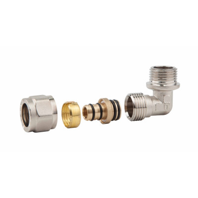 Коліно 16 * 1/2 зовнішня Forte Коліно 16 * 1/2 зовнішня Forte