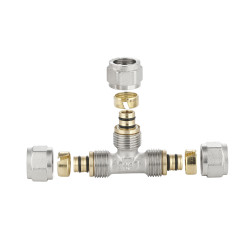 Тройник обтискний SD Forte 16 SF176W161616