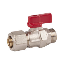 Кран кульовий 20 * 3/4" зовншіня Forte