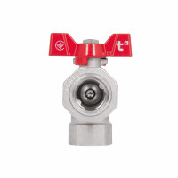 Кран кульовий "Американка" SD Forte 1" кутовий SF221W25