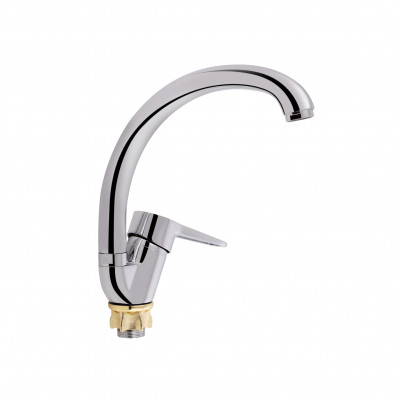 Змішувач (CRM) - 14 34 008F-3 для кухні на гайці (k35) Lidz