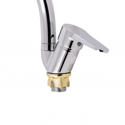 Змішувач (CRM) - 14 34 008F-3 для кухні на гайці (k35) Lidz