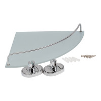 Аксесуар (CRG) - 114.10.01 полиця скляна кутова Lidz Аксесуар (CRG) - 114.10.01 полиця скляна кутова Lidz