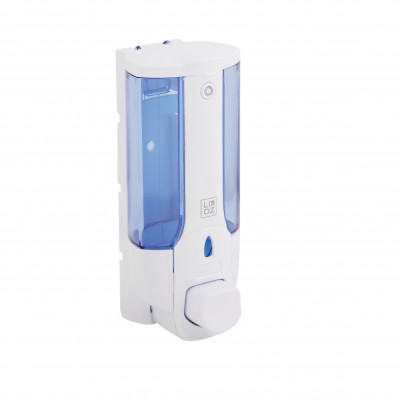 Аксесуар (PLA) 120.01.01 дозатор одинарний пластмаса (білий) 380 мл.Lidz Аксесуар (PLA) 120.01.01 дозатор одинарний пластмаса (білий) 380 мл.Lidz