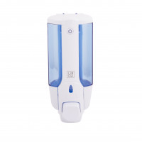 Аксесуар (PLA) 120.01.01 дозатор одинарний пластмаса (білий) 380 мл.Lidz