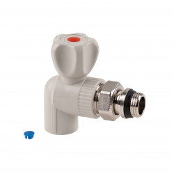 Кран кульовий радіаторний PPR Thermo Alliance 20х1\2" кутовий Кран кульовий радіаторний PPR Thermo Alliance 20х1\2" кутовий