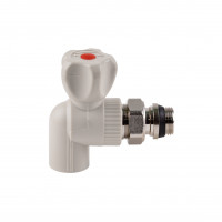 Кран кульовий радіаторний PPR Thermo Alliance 20х1\2" кутовий