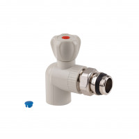 Кран кульовий радіаторний PPR Thermo Alliance 25х3\4" кутовий Кран кульовий радіаторний PPR Thermo Alliance 25х3\4" кутовий