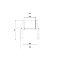 Муфта PPR Thermo Alliance 25х20 Муфта PPR Thermo Alliance 25х20