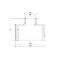Муфта PPR Thermo Alliance 63х25 Муфта PPR Thermo Alliance 63х25