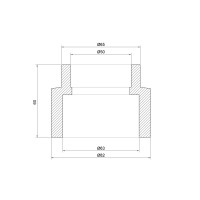 Муфта PPR Thermo Alliance 63х50