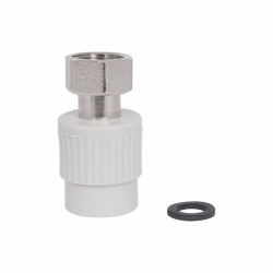 Муфта PPR Thermo Alliance з накидною гайкою 20х1\2"