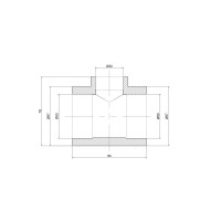 Трійник PPR Thermo Alliance 50х32х50
