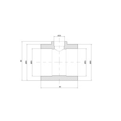Трійник PPR Thermo Alliance 63х25х63 Трійник PPR Thermo Alliance 63х25х63